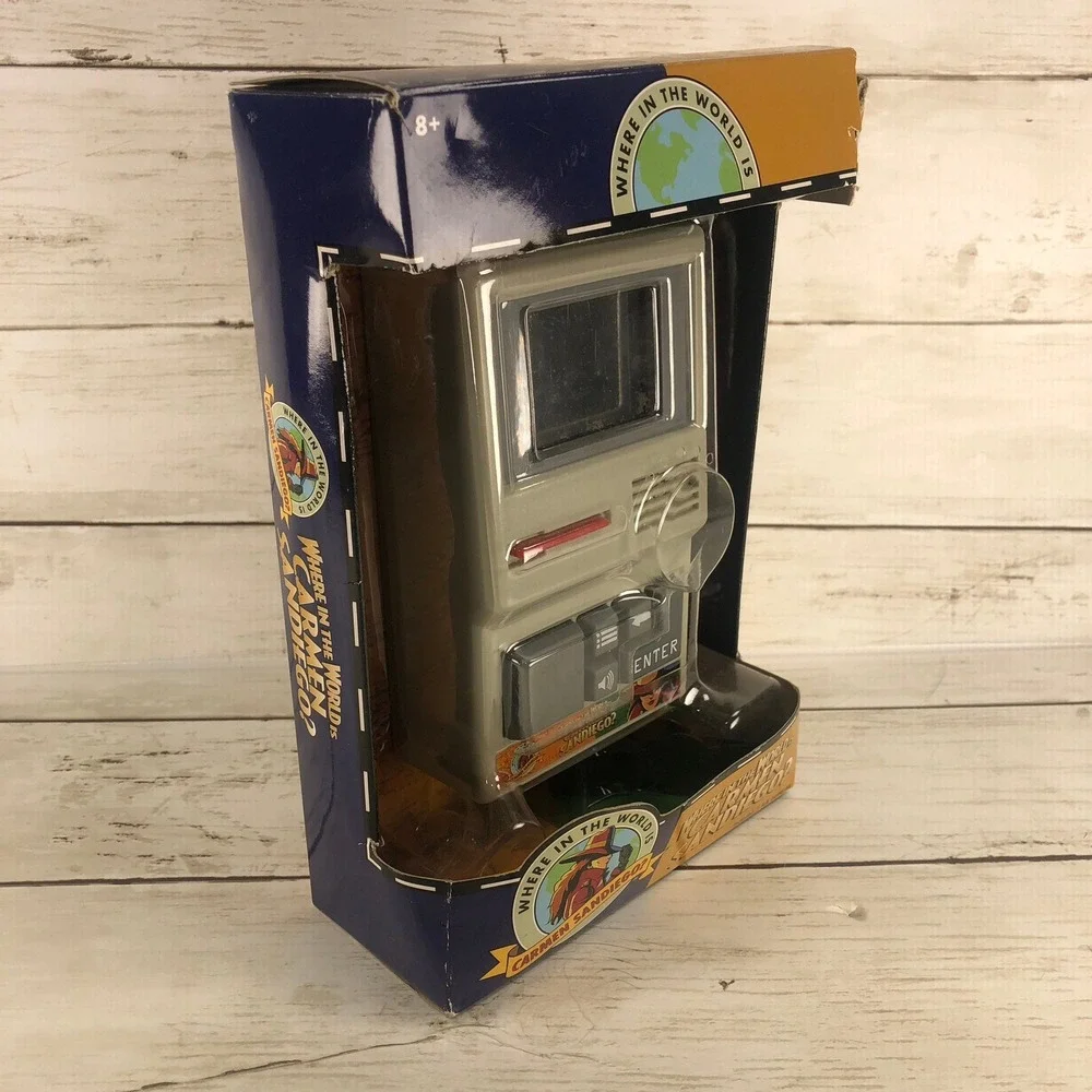 NEW‎ Where in the World is Carmen Sandiego Handheld Electronic Game Fun Retro